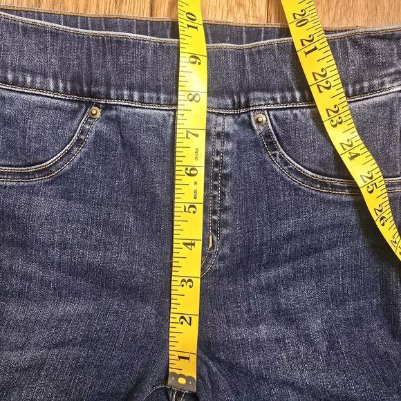 SPANX Women’s Size XS Distressed Skinny Jeans Stretch Medium Wash #20203r - Picture 11 of 12